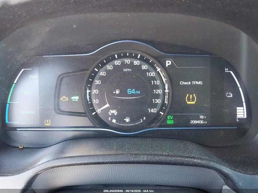 2019 Hyundai Ioniq Hybrid Sel VIN: KMHC75LC7KU133020 Lot: 45400946