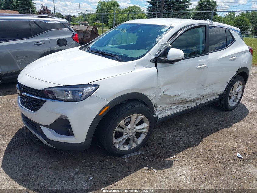 Vin: kl4mmbs20nb144704, lot: 45898973, buick encore gx fwd preferred 20222