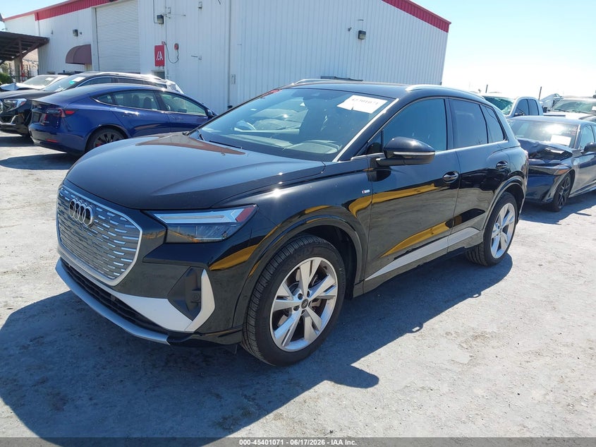 Vin: wa1l2bfzxpp076149, lot: 45899074, audi q4 e-tron premium plus 50 quattro 20232