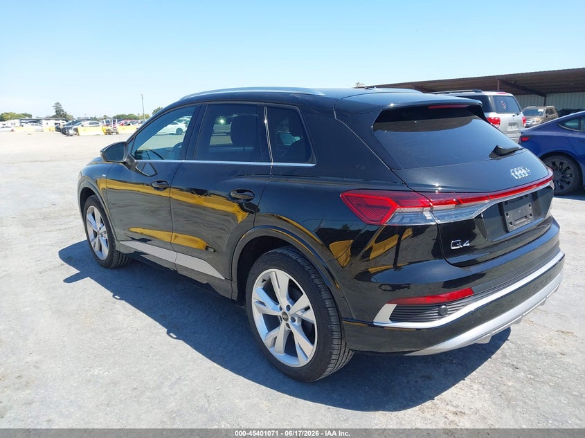 Vin: wa1l2bfzxpp076149, lot: 45899074, audi q4 e-tron premium plus 50 quattro 20233
