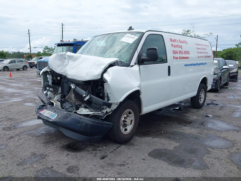 Vin: 1gcwgafp2k1221113, lot: 45899087, chevrolet express 2500 work van 20192
