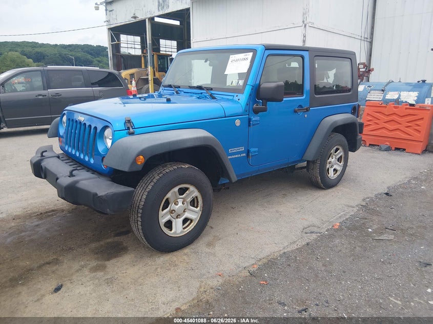 2010 JEEP WRANGLER SPORT UTILITY VEHICLE 3.8L V-6 202HP