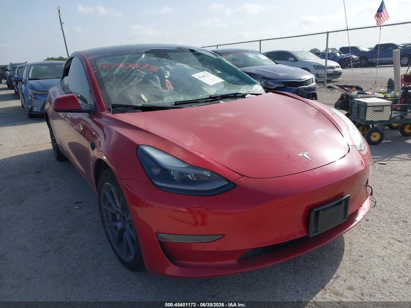 2022 TESLA MODEL 3 auction photo 1