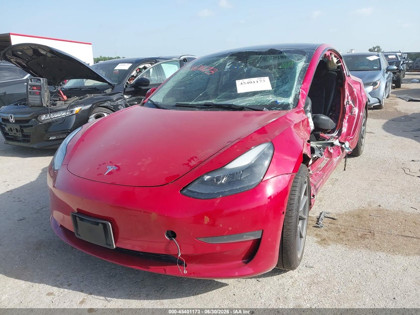 2022 TESLA MODEL 3 auction photo 2