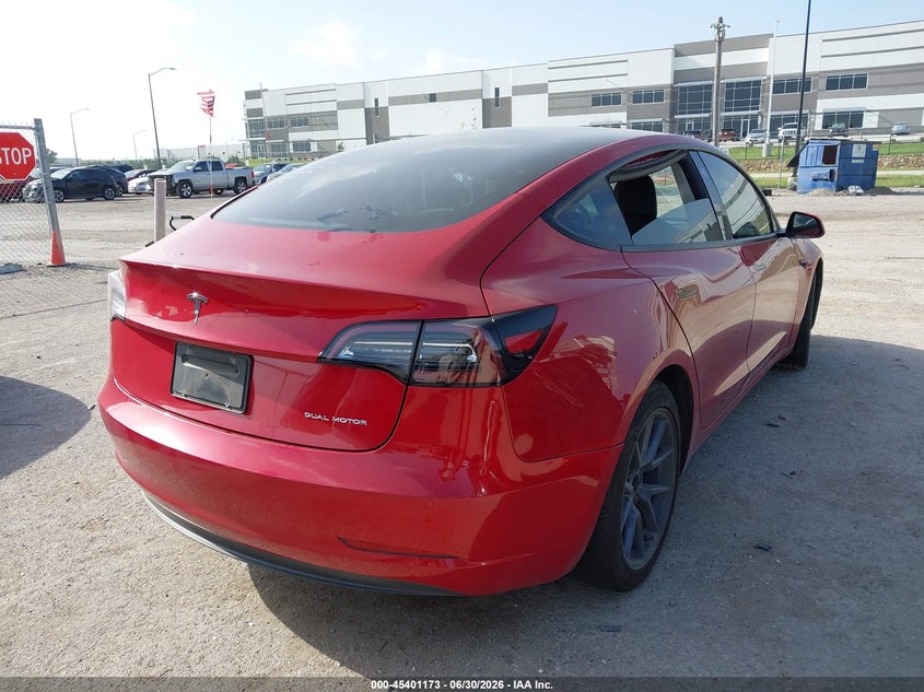 2022 TESLA MODEL 3 auction photo 4