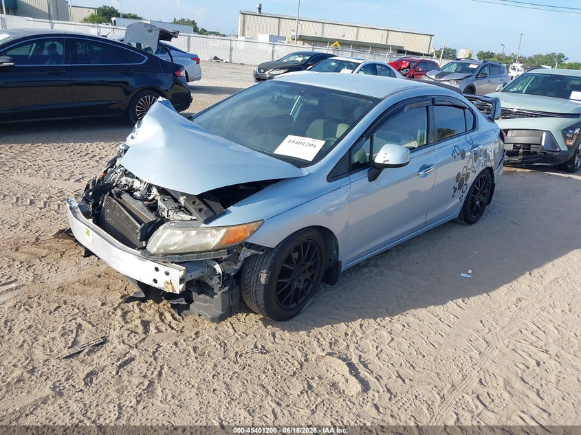 2012 HONDA CIVIC auction photo 2
