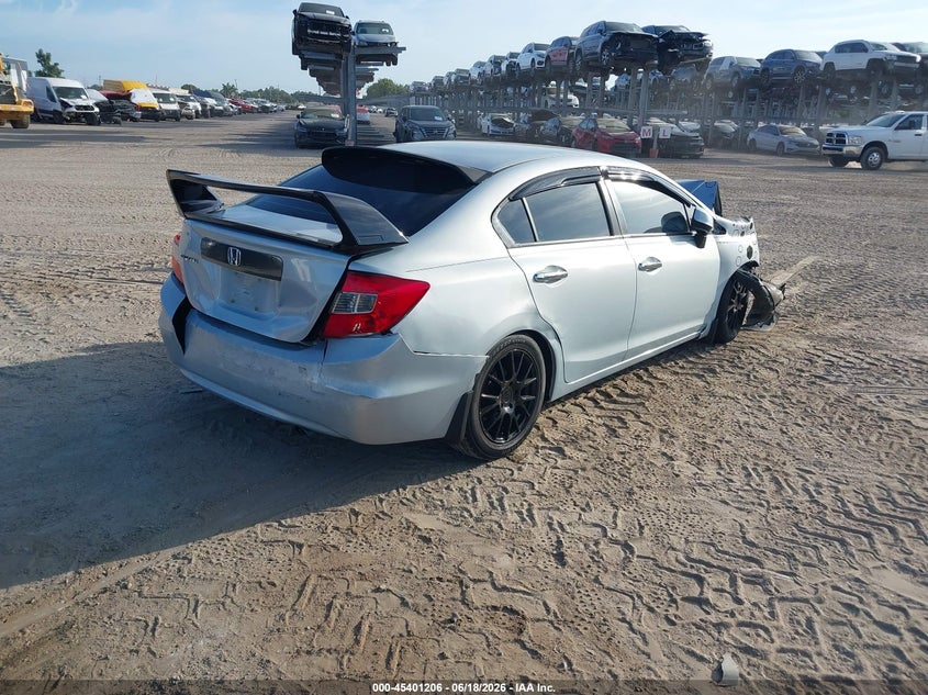 2012 HONDA CIVIC auction photo 4