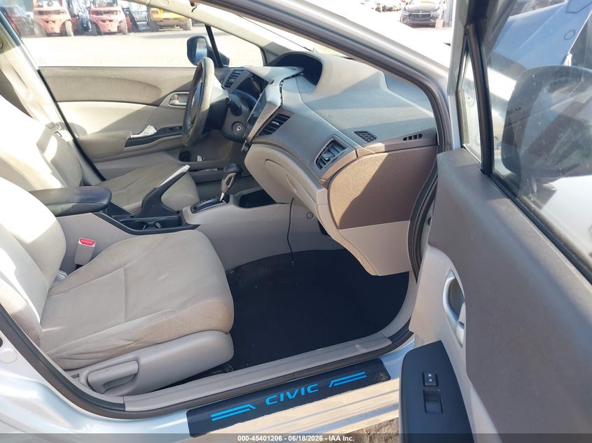 2012 HONDA CIVIC auction photo 5
