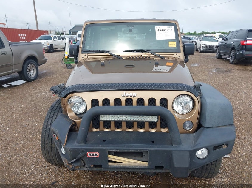 2015 Jeep Wrangler Sport VIN: 1C4AJWAG1FL598171 Lot: 45401257