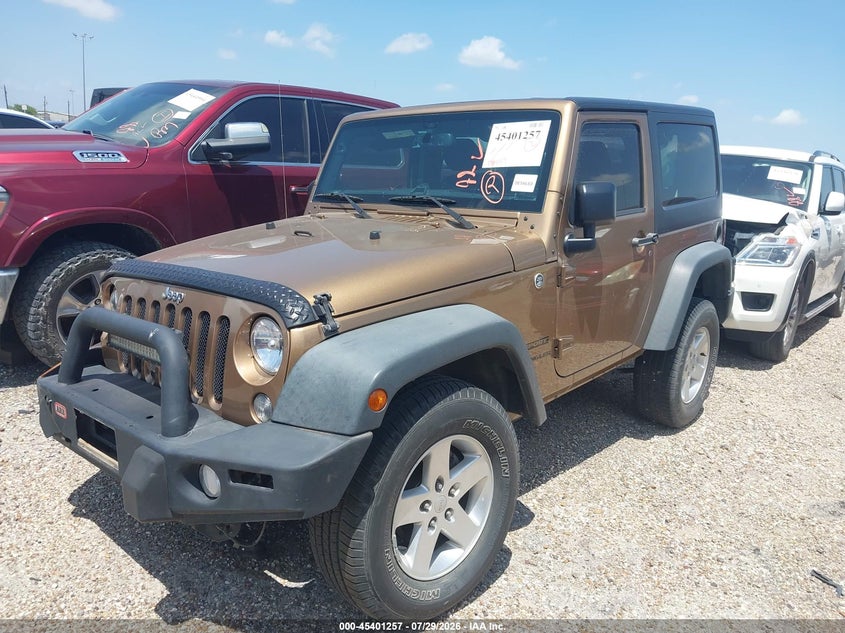 Vin: 1c4ajwag1fl598171, lot: 45899261, jeep wrangler sport 20152