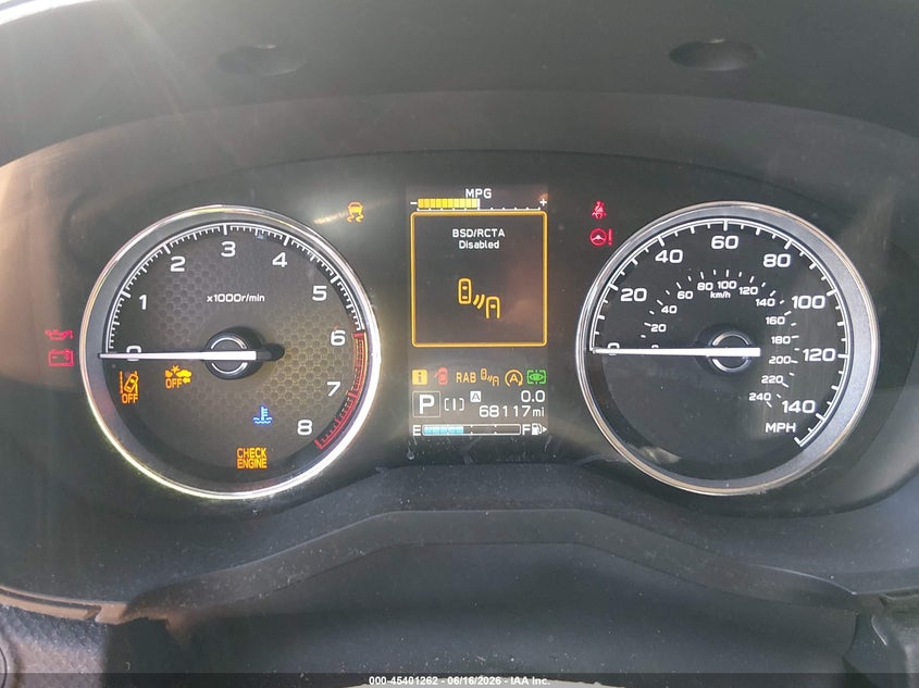 2020 SUBARU FORESTER SPORT UTILITY VEHICLE 2.5L H-4 DI, DOHC, VVT, 182HP