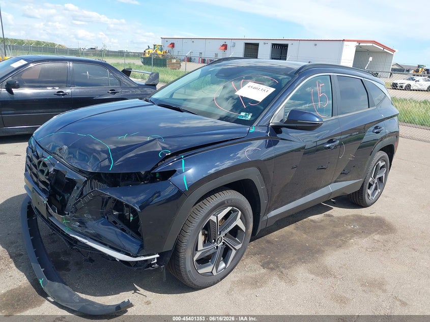 2022 HYUNDAI TUCSON HYBRID auction photo 2