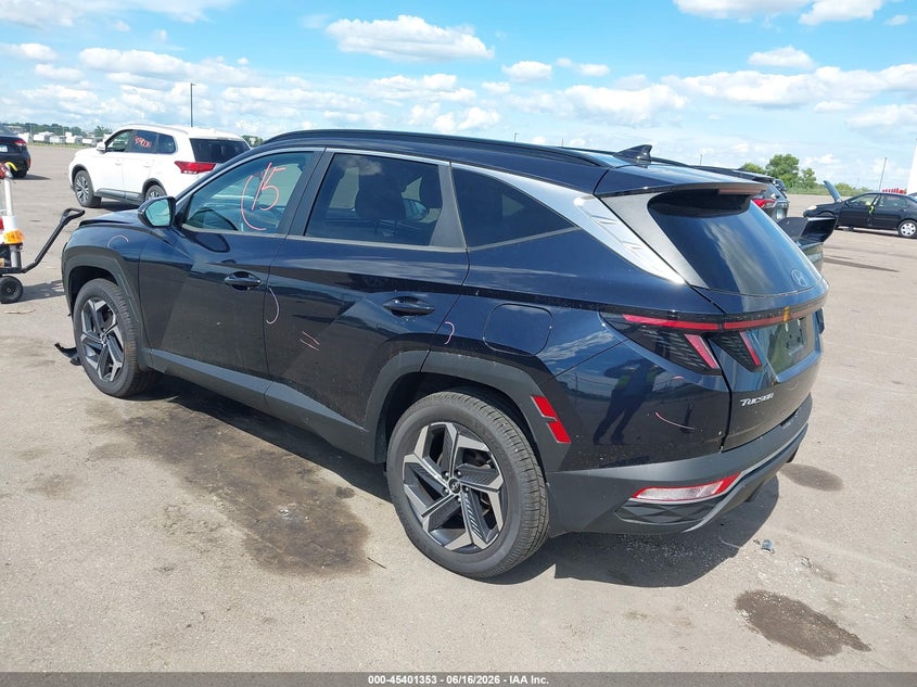2022 HYUNDAI TUCSON HYBRID auction photo 3
