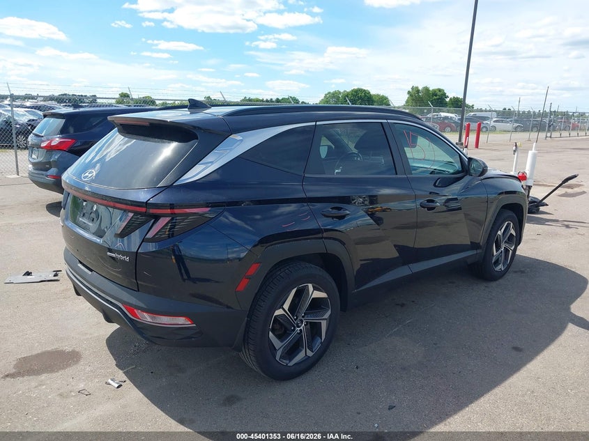 2022 HYUNDAI TUCSON HYBRID auction photo 4