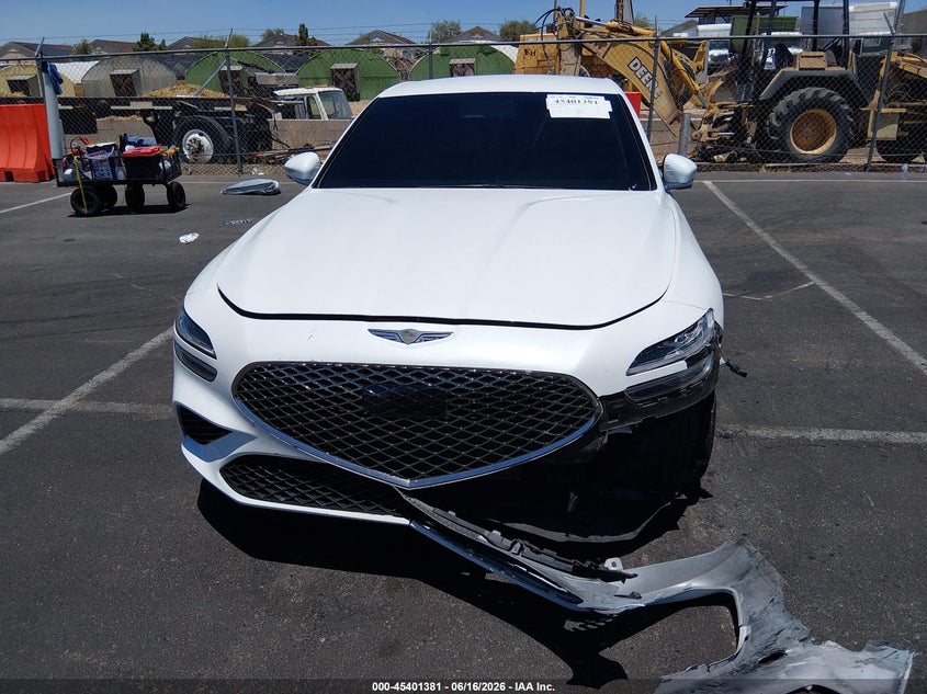 2025 Genesis G70 2.5T Rwd VIN: KMTG34SC0SU145833 Lot: 45401381
