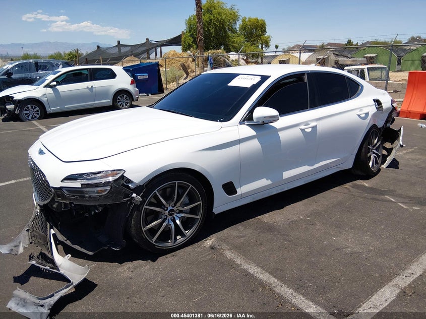 Vin: kmtg34sc0su145833, lot: 45899384, genesis g70 2.5t rwd 20252