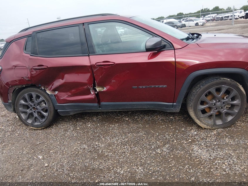 2021 Jeep Compass 80Th Anniversary Fwd VIN: 3C4NJCEB6MT597470 Lot: 45401469