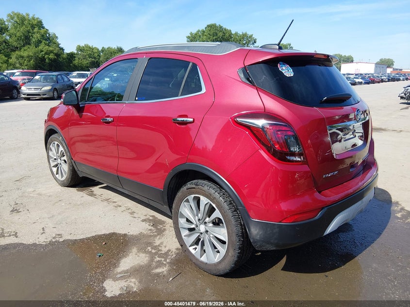 Vin: kl4cjcsb4hb000698, lot: 45899482, buick encore essence 20173