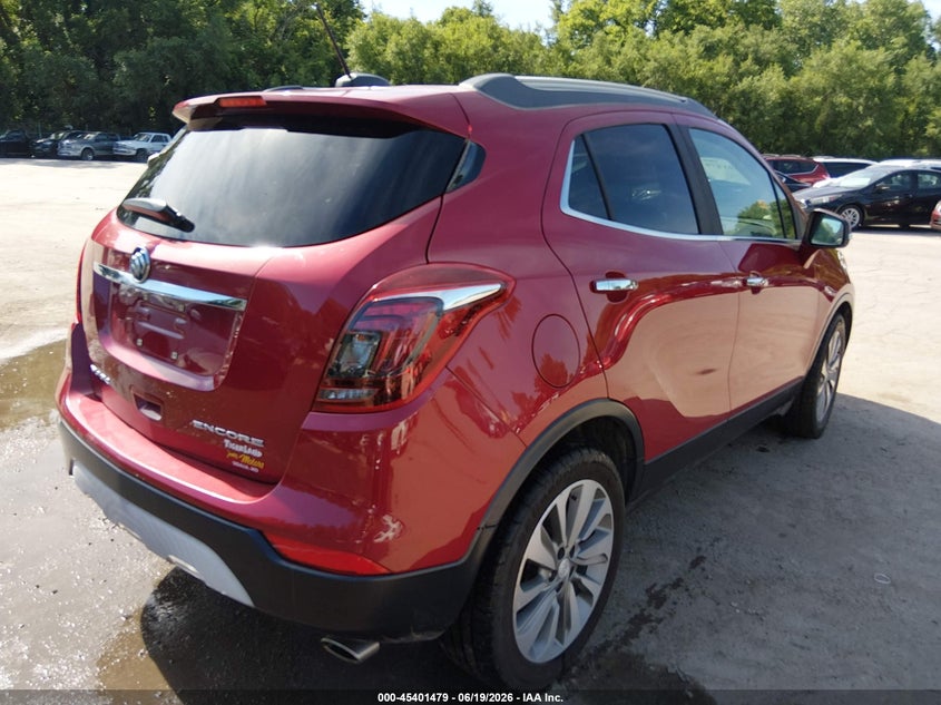 Vin: kl4cjcsb4hb000698, lot: 45899482, buick encore essence 20174