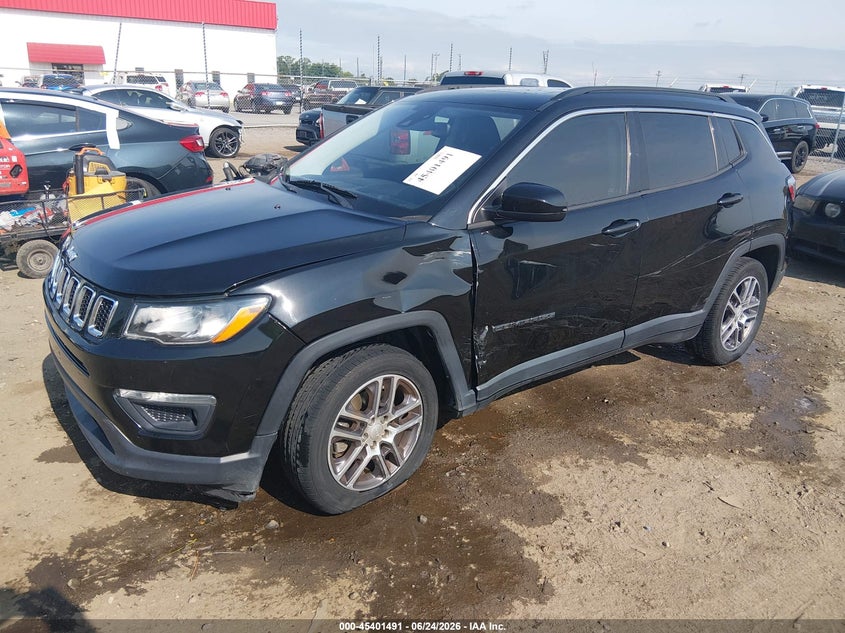Vin: 3c4njcbb7lt258929, lot: 45899494, jeep compass sun and safety fwd 20202