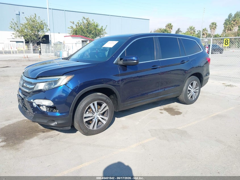 Vin: 5fnyf5h54jb014467, lot: 45899545, honda pilot ex-l 20182