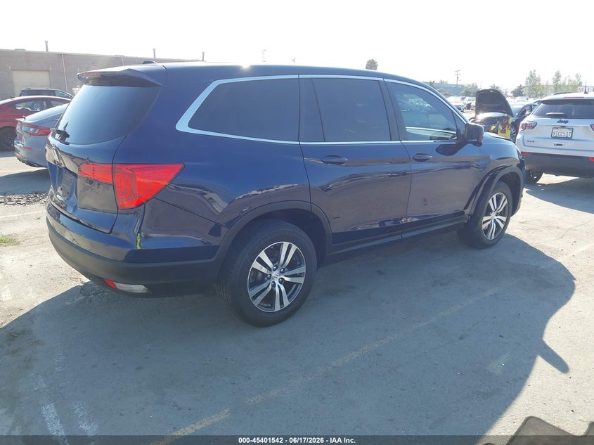 Vin: 5fnyf5h54jb014467, lot: 45899545, honda pilot ex-l 20184