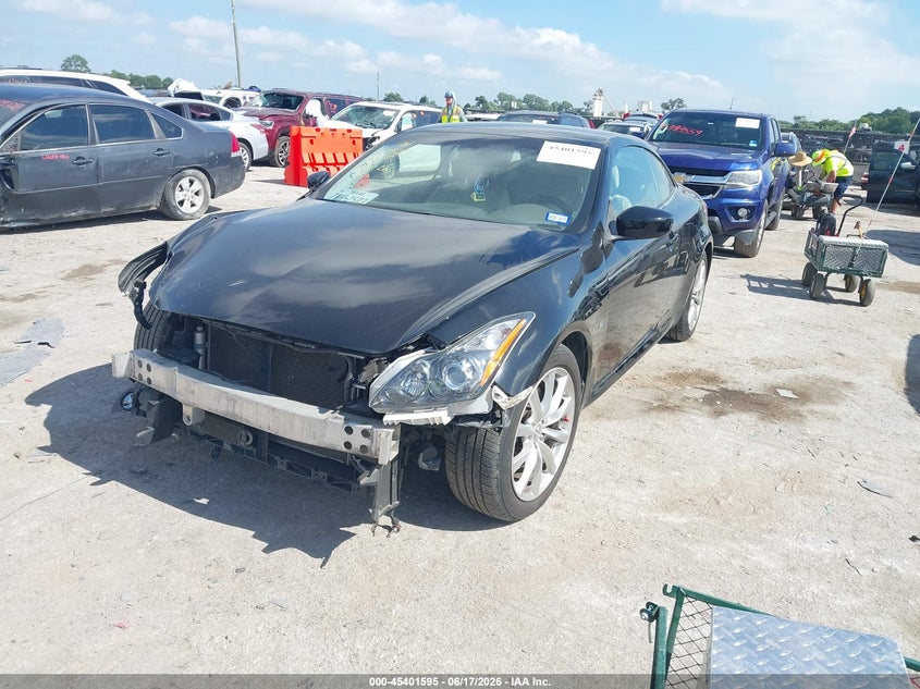 2014 Infiniti Q60, Front End, IAAI, VIN JN1CV6FE8EM901432 — photo 2