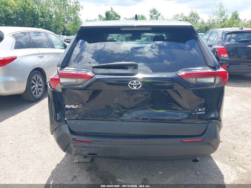 VIN 2T3G1RFV4KW011374 2019 TOYOTA RAV4 LE