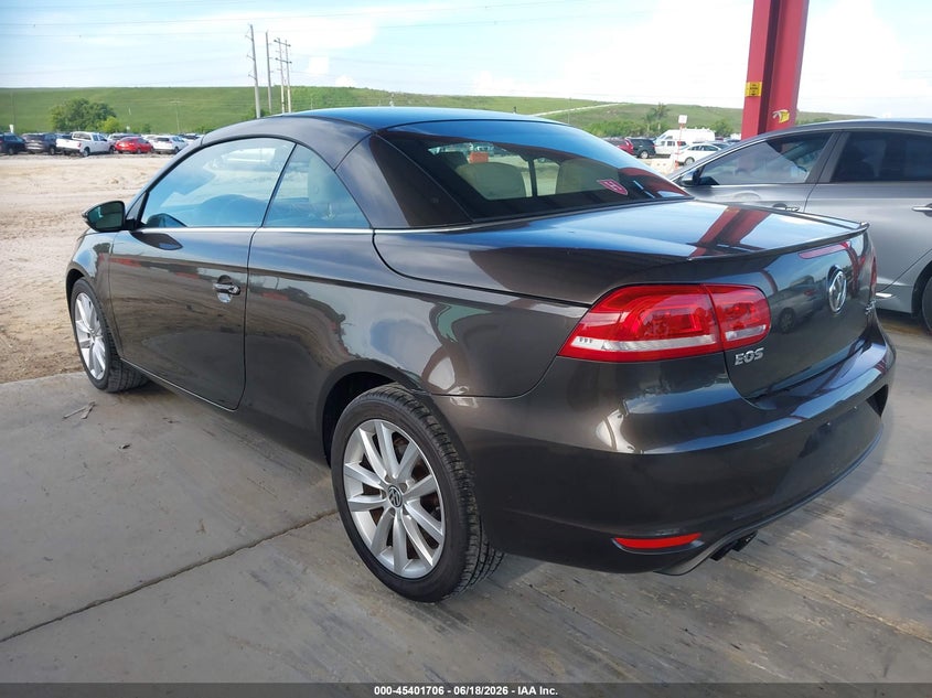 2015 VOLKSWAGEN EOS CABRIO 2.0L I-4 DI, DOHC, VVT, TURBO, 200HP