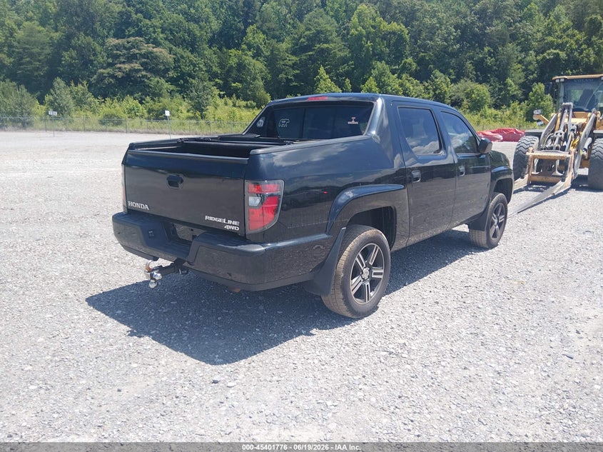 Vin: 5fpyk1f72db008073, lot: 45899779, honda ridgeline sport 20134