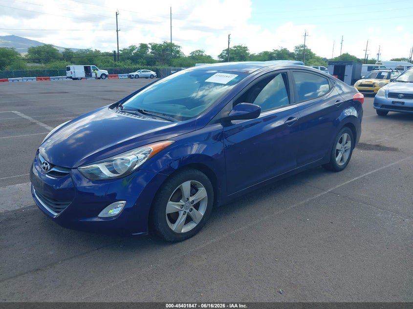2012 HYUNDAI ELANTRA SEDAN 1.8L I-4 DOHC, VVT, 148HP