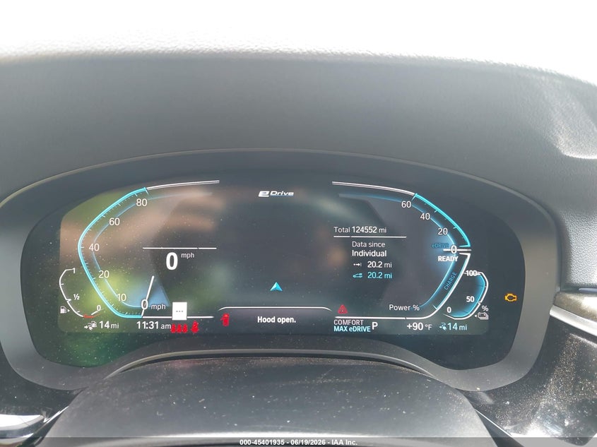2020 BMW 530E auction photo 7