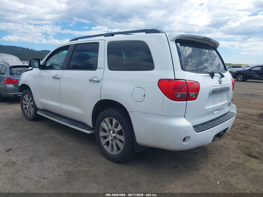 Vin: 5tdjy5g16ds077337, lot: 45899997, toyota sequoia limited 5.7l v8 20133