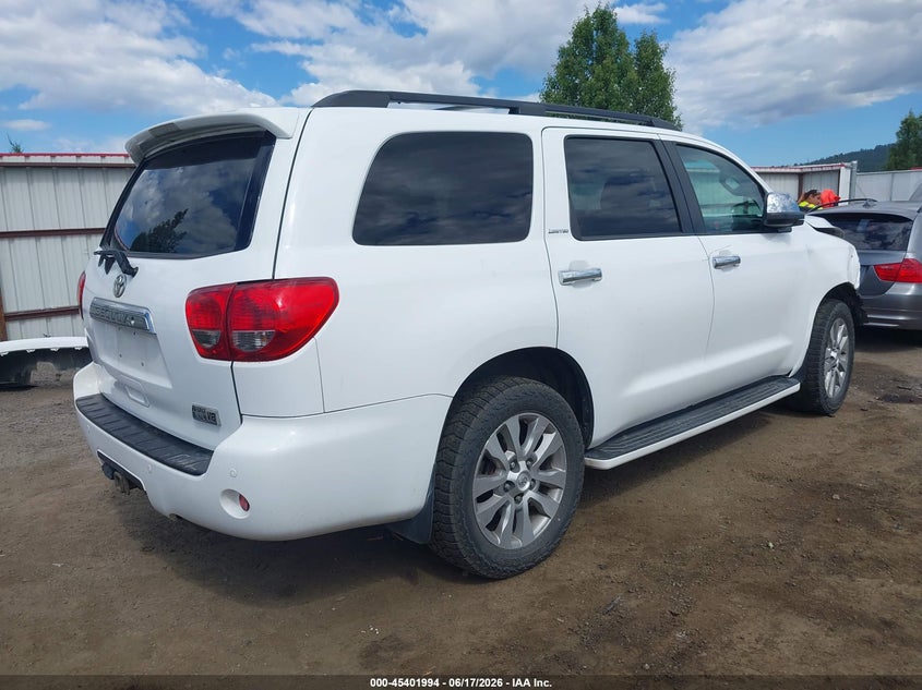 Vin: 5tdjy5g16ds077337, lot: 45899997, toyota sequoia limited 5.7l v8 20134