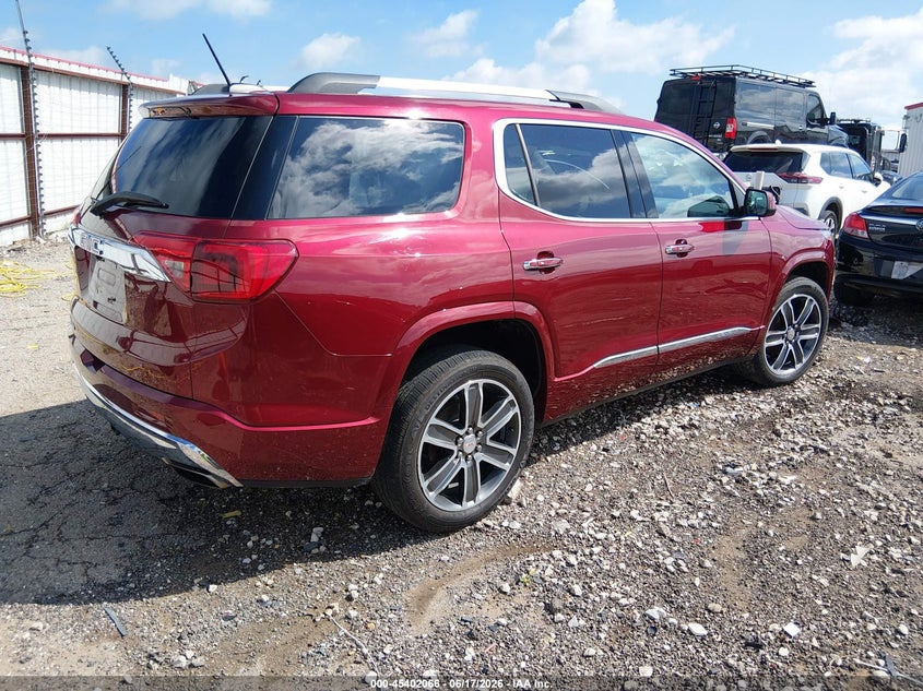 Vin: 1gkknpls2jz158308, lot: 45900069, gmc acadia denali 20184