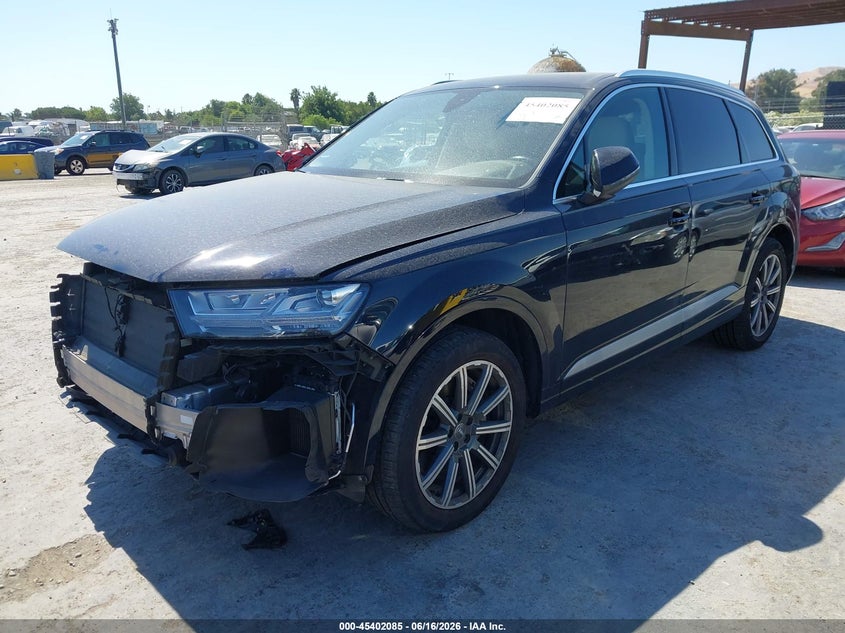 Vin: wa1laaf73hd027292, lot: 45900088, audi q7 3.0t premium 20172
