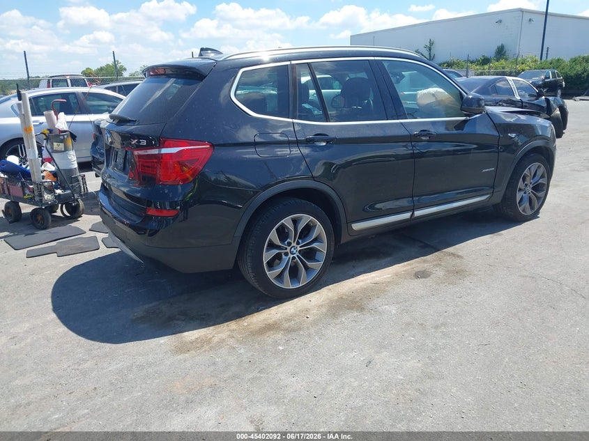 Vin: 5uxwx9c59g0d95082, lot: 45900095, bmw x3 xdrive28i 20164