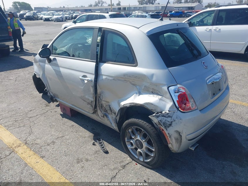Vin: 3c3cffar6dt673805, lot: 45900157, fiat 500 pop 20133