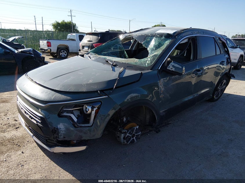 Vin: kndcr3le5s5234636, lot: 45900219, kia niro ex 20252