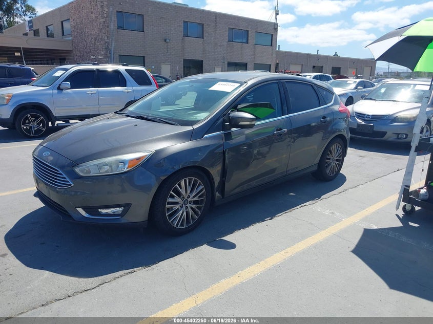 Vin: 1fadp3n26fl349282, lot: 45900253, ford focus titanium 20152