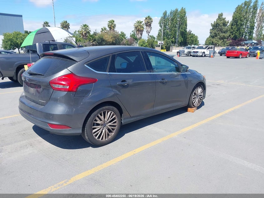 Vin: 1fadp3n26fl349282, lot: 45900253, ford focus titanium 20154