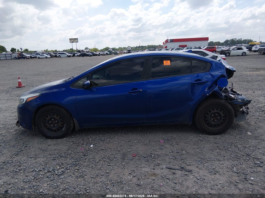 2017 KIA FORTE SEDAN 2.0L I-4 DOHC, VVT, 147HP