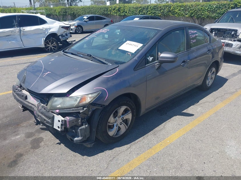2015 Honda Civic Lx 2HGFB2F52FH563849 photo 1