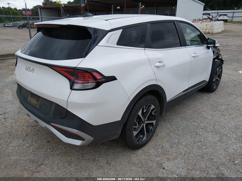 2025 KIA SPORTAGE auction photo 4