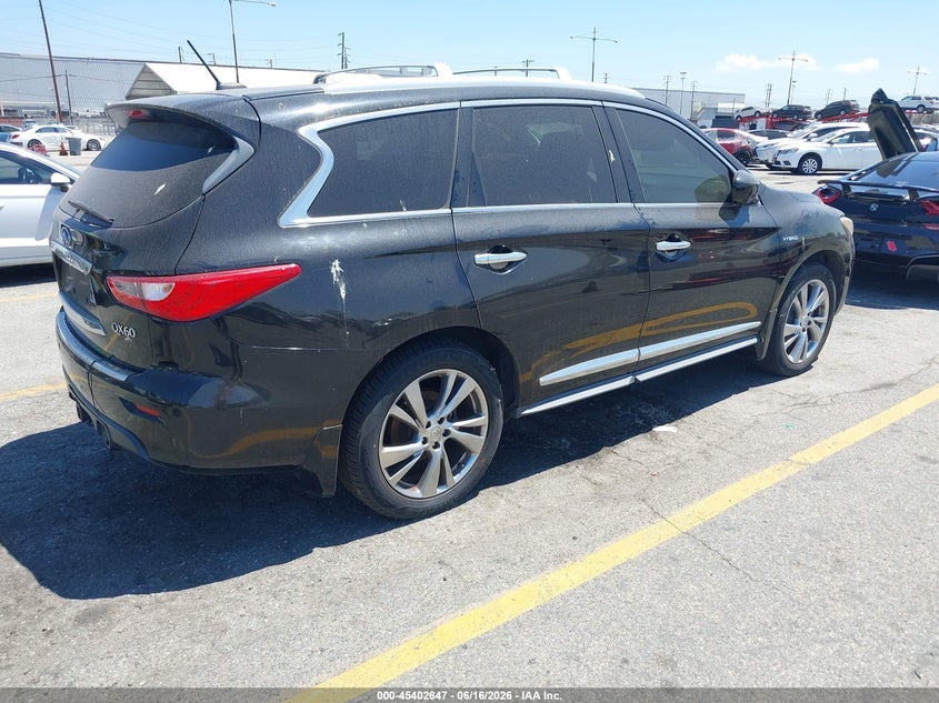 2014 INFINITI QX60 HYBRID auction photo 4