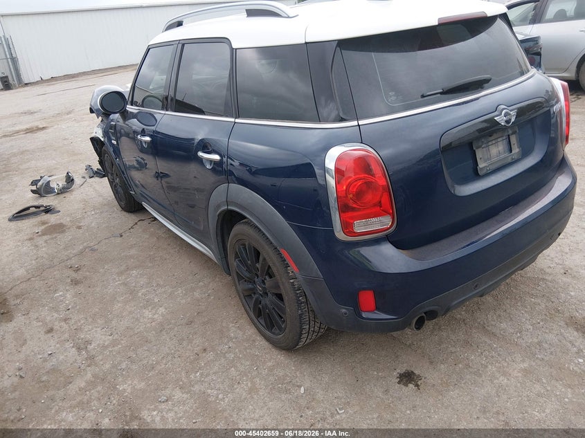 Vin: wmzyv5c38h3e02482, lot: 45900662, mini countryman cooper 20173