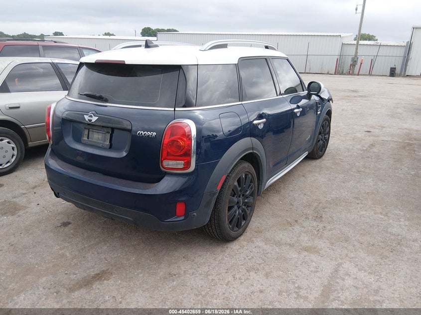 Vin: wmzyv5c38h3e02482, lot: 45900662, mini countryman cooper 20174