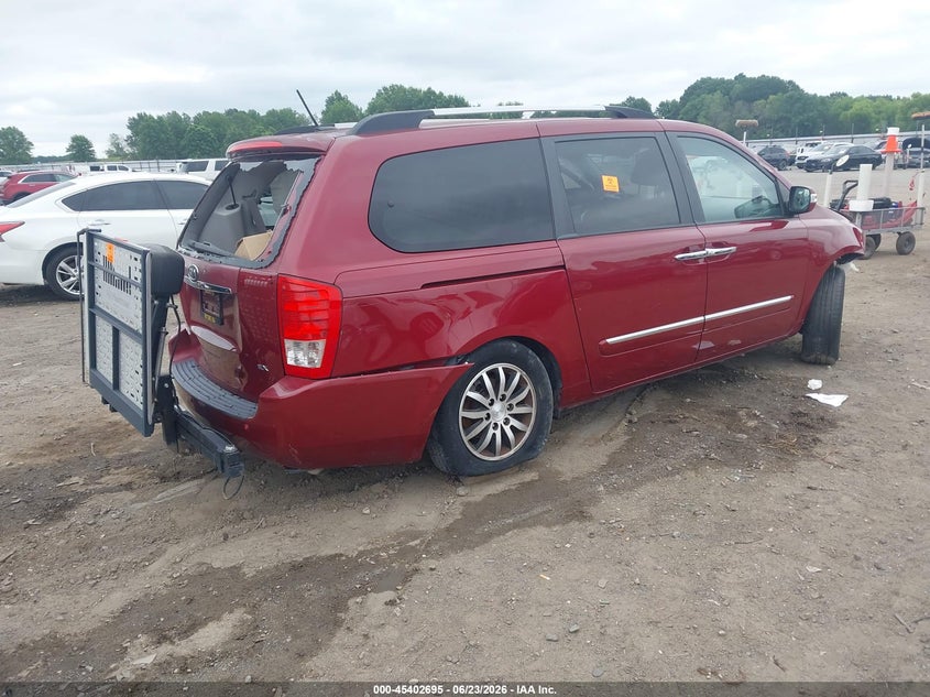 Vin: kndmh4c70c6487891, lot: 45900698, kia sedona ex 20124