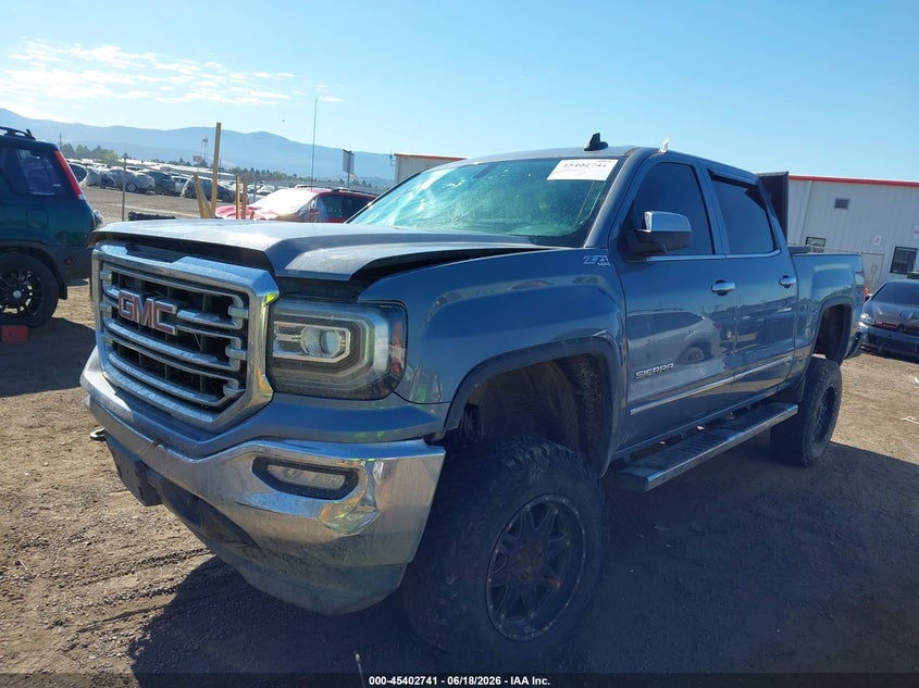 Vin: 3gtu2nec6gg104168, lot: 45900744, gmc sierra 1500 slt 20162
