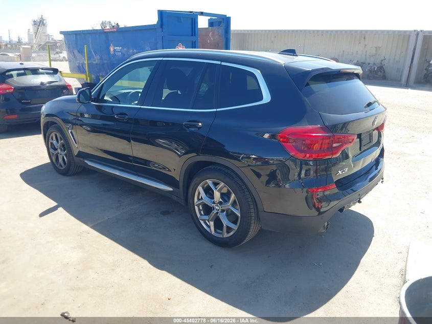 2021 BMW X3 SPORT UTILITY VEHICLE 2.0L I-4 DI, DOHC, VVT, TURBO, 248HP